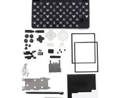 Nintendo-DSi-Housing-Case-Replacement-Shells-Multi-Color-NDSi-Enclosure-Cover-Plates-Stylus-Buttons-Screen-Protector-Screws-Rubber-Pads-Plugs-Sticker-Full-Set-Desney-Kingdom-Hearts
