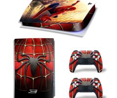 Spider-Man-3-Black-Logo-PS5-Skins-Console-Controller-Wraps-Cover-Plates-Decals-Stickers-Set-for-Sony-PlayStation-5-Original-Digital-Disc-Edition-Customized-Game-Theme_55