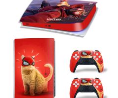 Spider-Man-Cat-X-Men-PS5-Skins-Console-Controller-Wraps-Cover-Plates-Decals-Stickers-Set-for-Sony-PlayStation-5-Original-Digital-Disc-Edition-Customized-Game-Theme_20