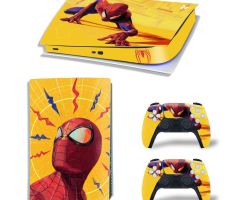 Spider-Man-Clambing-On-Yellow-PS5-Skins-Console-Controller-Wraps-Cover-Plates-Decals-Stickers-Set-for-Sony-PlayStation-5-Original-Digital-Disc-Edition-Customized-Game-Theme_72