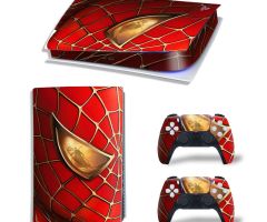 Spider-Man-Eyes-Gazing-PS5-Skins-Console-Controller-Wraps-Cover-Plates-Decals-Stickers-Set-for-Sony-PlayStation-5-Original-Digital-Disc-Edition-Customized-Game-Theme_08