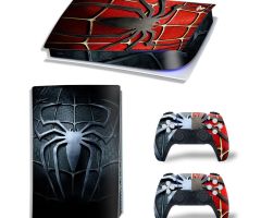 Spider-Man-Half-Red-Black-Spiders-PS5-Skins-Console-Controller-Wraps-Cover-Plates-Decals-Stickers-Set-for-Sony-PlayStation-5-Original-Digital-Disc-Edition-Customized-Game-Theme_51
