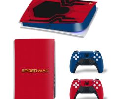 Spider-Man-Lichee-Cloth-PS5-Skins-Console-Controller-Wraps-Cover-Plates-Decals-Stickers-Set-for-Sony-PlayStation-5-Original-Digital-Disc-Edition-Customized-Game-Theme_12