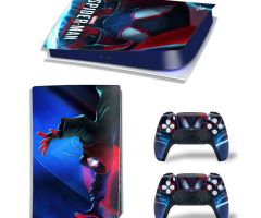 Spider-Man-Miles-Morales-PS5-Skins-Console-Controller-Wraps-Cover-Plates-Decals-Stickers-Set-for-Sony-PlayStation-5-Original-Digital-Disc-Edition-Customized-Game-Theme_01
