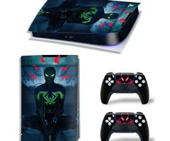 Spider-Man-Miles-Morales-Red-Green-PS5-Skins-Console-Controller-Wraps-Cover-Plates-Decals-Stickers-Set-for-Sony-PlayStation-5-Original-Digital-Disc-Edition-Customized-Game-Theme_31