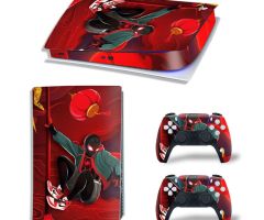 Spider-Man-Miles-Morales-Red-Lanter-PS5-Skins-Console-Controller-Wraps-Cover-Plates-Decals-Stickers-Set-for-Sony-PlayStation-5-Original-Digital-Disc-Edition-Customized-Game-Theme_24