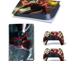 Spider-Man-Morales-Miles-Attacking-PS5-Skins-Console-Controller-Wraps-Cover-Plates-Decals-Stickers-Set-for-Sony-PlayStation-5-Original-Digital-Disc-Edition-Customized-Game-Theme_35