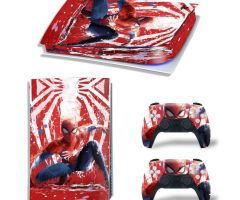 Spider-Man-Mottled-Wallpaper-PS5-Skins-Console-Controller-Wraps-Cover-Plates-Decals-Stickers-Set-for-Sony-PlayStation-5-Original-Digital-Disc-Edition-Customized-Game-Theme_56