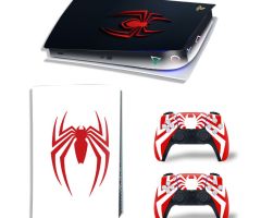 Spider-Man-Red-Black-Logo-ABXY-PS5-Skins-Console-Controller-Wraps-Cover-Plates-Decals-Stickers-Set-for-Sony-PlayStation-5-Original-Digital-Disc-Edition-Customized-Game-Theme_59