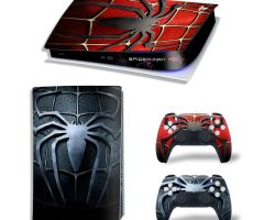 Spider-Man-Red-Black-Spiders-PS5-Skins-Console-Controller-Wraps-Cover-Plates-Decals-Stickers-Set-for-Sony-PlayStation-5-Original-Digital-Disc-Edition-Customized-Game-Theme_05