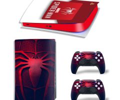 Spider-Man-Red-Spider-PS5-Skins-Console-Controller-Wraps-Cover-Plates-Decals-Stickers-Set-for-Sony-PlayStation-5-Original-Digital-Disc-Edition-Customized-Game-Theme_10