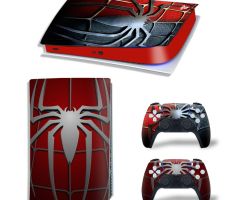 Spider-Man-Steel-Spiders-PS5-Skins-Console-Controller-Wraps-Cover-Plates-Decals-Stickers-Set-for-Sony-PlayStation-5-Original-Digital-Disc-Edition-Customized-Game-Theme_39