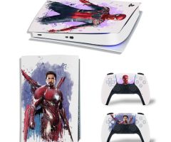 Spider-Man-and-Iron-Man-PS5-Skins-Console-Controller-Wraps-Cover-Plates-Decals-Stickers-Set-for-Sony-PlayStation-5-Original-Digital-Disc-Edition-Customized-Game-Theme_63