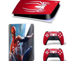 Spider-Man-on-the-Wall-PS5-Skins-Console-Controller-Wraps-Cover-Plates-Decals-Stickers-Set-for-Sony-PlayStation-5-Original-Digital-Disc-Edition-Customized-Game-Theme_13