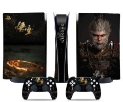 Black-Myth-Wukong-And-Lock-Ring-Amazing-PS5-Skins-Console-Controller-Wraps-Game-Theme-Decals-Stickers-for-PlayStation-5-Original-Digital-Disc-Edition-Protective-Films_01