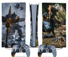 Golden-Armor-Rhinoceros-Amazing-PS5-Skins-Console-Controller-Wraps-Game-Theme-Decals-Stickers-for-PlayStation-5-Original-Digital-Disc-Edition-Protective-Films_12