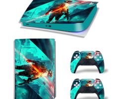 Battlefield-2042-Green-PS5-Skins-Console-Controller-Wraps-Cover-Plates-Decals-Stickers-for-Sony-PlayStation-5-Original-Digital-Disc-Edition-Customized-Game-Theme_06