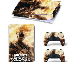 Call-of-Duty-Black-OPS-Cold-War-Gold-PS5-Skins-Console-Controller-Wraps-Cover-Plates-Decals-Stickers-for-Sony-PlayStation-5-Original-Digital-Disc-Edition-Customized-Game-Theme_23
