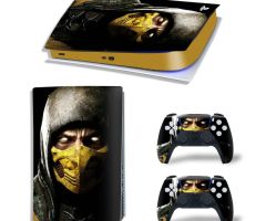 Call-of-Duty-Modern-Warfare-Yellow-Mask-PS5-Skins-Console-Controller-Wraps-Cover-Plates-Decals-Stickers-for-Sony-PlayStation-5-Original-Digital-Disc-Edition-Customized-Game-Theme