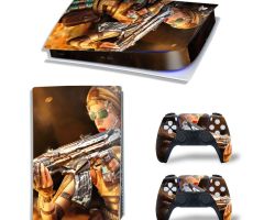 Call-of-Duty-Woman-Warrior-PS5-Skins-Console-Controller-Wraps-Cover-Plates-Decals-Stickers-for-Sony-PlayStation-5-Original-Digital-Disc-Edition-Customized-Game-Theme_57