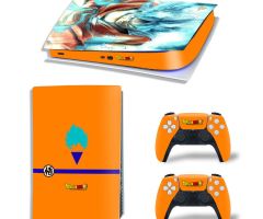 Dragon-Ball-Classic-Image-Small-Logo-Orange-PS5-Skins-Console-Controllers-Wraps-Movies-Theme-Decals-Stickers-for-PlayStation-5-4-Original-Digital-Disc-Edition-Protective-Films