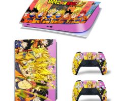 Dragon-Ball-Super-Goku-Multiple-Forms-PS5-Skins-Console-Controllers-Wraps-Movies-Theme-Decals-Stickers-for-PlayStation-5-4-Original-Digital-Disc-Edition-Protective-Films_085