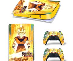 Dragon-Ball-Z-Goku-In-Combat-Golden-PS5-Skins-Console-Controllers-Wraps-Movies-Theme-Decals-Stickers-for-PlayStation-5-4-Original-Digital-Disc-Edition-Protective-Films_023