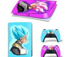 Dragon-Ball-Z-Profile-Pink-Cyan-PS5-Skins-Console-Controllers-Wraps-Movies-Theme-Decals-Stickers-for-PlayStation-5-4-Original-Digital-Disc-Edition-Protective-Films_053