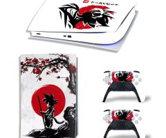 Goku-Under-Plum-Blossom-Ink-Wash-Painting-PS5-Skins-Console-Controllers-Wraps-Movies-Theme-Decals-Stickers-for-PlayStation-5-4-Original-Digital-Disc-Edition-Protective-Films_042
