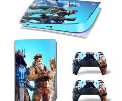 Fortnite-3-Heros-On-Blue-Rarest-PS5-Skins-Console-Controller-Games-Theme-Decals-Stickers-Best-for-PlayStation-5-Original-Digital-Disc-Edition-Cover-Plates-Skin_081
