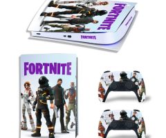 Fortnite-4-Heros-On-White-Rarest-PS5-Skins-Console-Controller-Games-Theme-Decals-Stickers-Best-for-PlayStation-5-Original-Digital-Disc-Edition-Cover-Plates-Skin_055