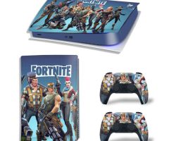 Fortnite-7-Heros-On-Blue-Rarest-PS5-Skins-Console-Controller-Games-Theme-Decals-Stickers-Best-for-PlayStation-5-Original-Digital-Disc-Edition-Cover-Plates-Skin_036