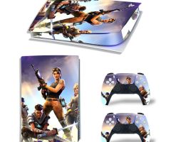 Fortnite-Cool-Posture-Blue-Rarest-PS5-Skins-Console-Controller-Games-Theme-Decals-Stickers-Best-for-PlayStation-5-Original-Digital-Disc-Edition-Cover-Plates-Skin_108