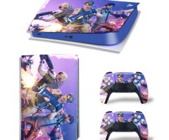 Fortnite-Firing-Blue-Purple-Rarest-PS5-Skins-Console-Controller-Games-Theme-Decals-Stickers-Best-for-PlayStation-5-Original-Digital-Disc-Edition-Cover-Plates-Skin_094