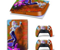 Fortnite-Painting-Make-Art-Not-War-Rarest-PS5-Skins-Console-Controller-Games-Theme-Decals-Stickers-Best-for-PlayStation-5-Original-Digital-Disc-Edition-Cover-Plates-Skin_071