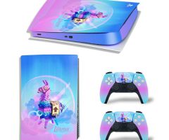 Fortnite-Pink-Blue-Llama-Rarest-PS5-Skins-Console-Controller-Games-Theme-Decals-Stickers-Best-for-PlayStation-5-Original-Digital-Disc-Edition-Cover-Plates-Skin_070