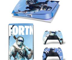 Fortnite-Snow-Camouflage-Rarest-PS5-Skins-Console-Controller-Games-Theme-Decals-Stickers-Best-for-PlayStation-5-Original-Digital-Disc-Edition-Cover-Plates-Skin_032