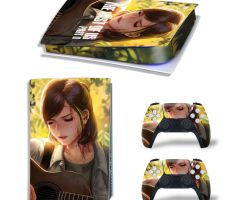 Last-Of-Us-2-Cartoon-Ellie-Plays-Guitar-PS5-Skins-Console-And-Controllers-Wraps-Game-Movie-Theme-Decals-Stickers-for-PlayStation-5-Original-Digital-Disc-Edition-Protective-Films_12