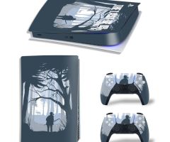 Last-Of-Us-2-Gray-Mist-In-Forest-PS5-Skins-Console-And-Controllers-Wraps-Game-Movie-Theme-Decals-Stickers-for-PlayStation-5-Original-Digital-Disc-Edition-Protective-Films_14