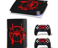 Spider-Man-Bloody-Logo-on-Black-PS5-Pro-Skins-Console-Controller-Wraps-Cover-Plates-Decals-Stickers-for-Sony-PlayStation-5-Pro-Digital-Disc-Edition-Custom-Game-Theme_70