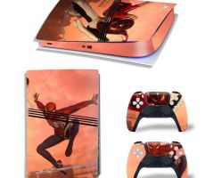Spider-Man-Cracked-Poster-PS5-Pro-Skins-Console-Controller-Wraps-Cover-Plates-Decals-Stickers-for-Sony-PlayStation-5-Pro-Digital-Disc-Edition-Custom-Game-Theme_21