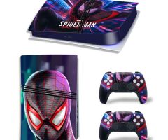 Spider-Man-Miles-Morales-Close-Shooting-PS5-Pro-Skins-Console-Controller-Wraps-Cover-Plates-Decals-Stickers-for-Sony-PlayStation-5-Pro-Digital-Disc-Edition-Custom-Game-Theme_19
