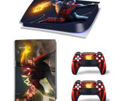 Spider-Man-Miles-Morales-Flaring-PS5-Pro-Skins-Console-Controller-Wraps-Cover-Plates-Decals-Stickers-for-Sony-PlayStation-5-Pro-Digital-Disc-Edition-Custom-Game-Theme_16