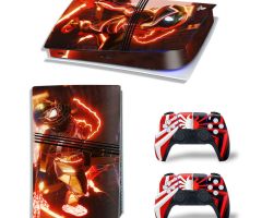 Spider-Man-Miles-Morales-Shining-PS5-Pro-Skins-Console-Controller-Wraps-Cover-Plates-Decals-Stickers-for-Sony-PlayStation-5-Pro-Digital-Disc-Edition-Custom-Game-Theme_17