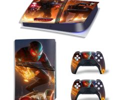 Spider-Man-Miles-Morales-VS-Mecha-PS5-Pro-Skins-Console-Controller-Wraps-Cover-Plates-Decals-Stickers-for-Sony-PlayStation-5-Pro-Digital-Disc-Edition-Custom-Game-Theme_29