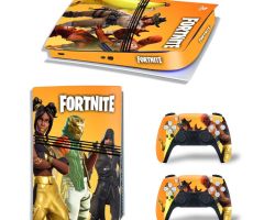 Fortnite-3-Heros-On-Orange-Rarest-PS5-Pro-Skins-Console-Controller-Games-Theme-Decals-Stickers-Best-for-PlayStation-5-Pro-Digital-Disc-Edition-Cover-Plates-Skin_079