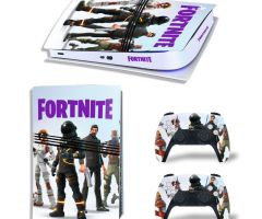 Fortnite-4-Heros-On-White-Rarest-PS5-Pro-Skins-Console-Controller-Games-Theme-Decals-Stickers-Best-for-PlayStation-5-Pro-Digital-Disc-Edition-Cover-Plates-Skin_055
