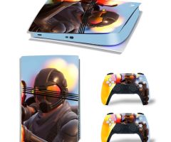 Fortnite-Armored-Warrior-Yellow-Blue-Rarest-PS5-Pro-Skins-Console-Controller-Games-Theme-Decals-Stickers-Best-for-PlayStation-5-Pro-Digital-Disc-Edition-Cover-Plates-Skin_057