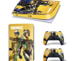 Fortnite-Armour-On-Yellow-Rarest-PS5-Pro-Skins-Console-Controller-Games-Theme-Decals-Stickers-Best-for-PlayStation-5-Pro-Digital-Disc-Edition-Cover-Plates-Skin_090