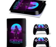 Fortnite-Battle-Royale-Purple-On-Black-Rarest-PS5-Pro-Skins-Console-Controller-Games-Theme-Decals-Stickers-Best-for-PlayStation-5-Pro-Digital-Disc-Edition-Cover-Plates-Skin_078
